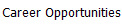 Career Opportunities